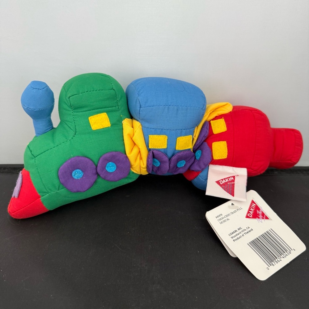 Dakin Choo choo train musical pull Toy crib Vibrant Plush